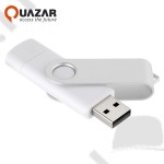 QUAZAR 2in1 smart pendrive 16GB USB és micro USB pendrive egyben, fehér